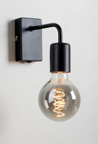 Tanum-vegglampe-Sort-2
