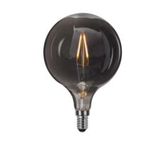 355-63 Dekorasjons Globe Røk Ø95 E14 1.4W 2100K 55lm