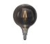 355-63 Dekorasjons Globe Røk Ø95 E14 1.4W 2100K 55lm