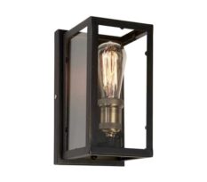 Dovre Vegglampe E27 Sort