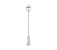 London 491 Lyktestolpe m/1 Lyktehode Høyde 191-279 cm Hvit