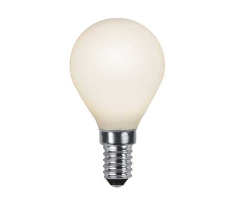 375-11 LED Lampe E14 P45 Opaque Filament RA90
