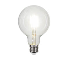 Illumination Globe 95mm Klar Filament E27 4W 4000K 470lm Dimbar