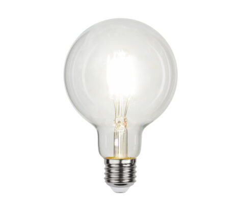 Illumination Globe 95mm Klar Filament E27 4W 4000K 470lm Dimbar