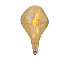 Decoration Dekorpære A165 Gylden E27 3,8W 2000K 160lm Dimbar