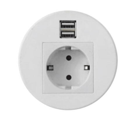 Nordic-Products-Simple-1xStikk-2xUSB-hvit