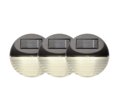 Fency Solcelle Vegg 3-pk med Sensor