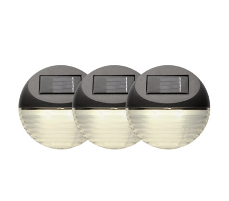 Fency Solcelle Vegg 3-pk med Sensor