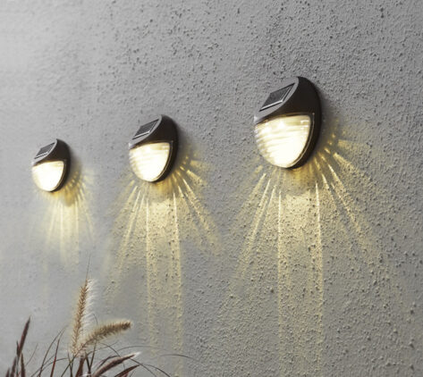 Fency Solcelle Vegg 3-pk med Sensor 2