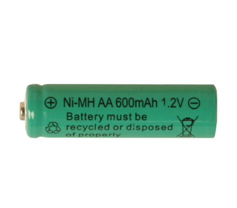AA 1,2V Ni-mh 600mAh uppladdningsbart batteri 2