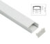 Aluprofil for utenpåliggende montering for LED Striper opptil 20mm ALU