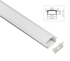 Helander 20 Led-Profil Innfelt 1M