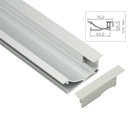 Cleo 12mm Stripe Aluprofil LED 1M Innfelt