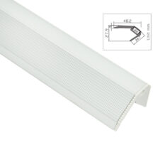 Aluprofil Trappenese 12 Utenpåliggende 1M