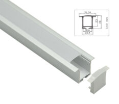 Hero 18 Aluprofil 2M for innfelt montering