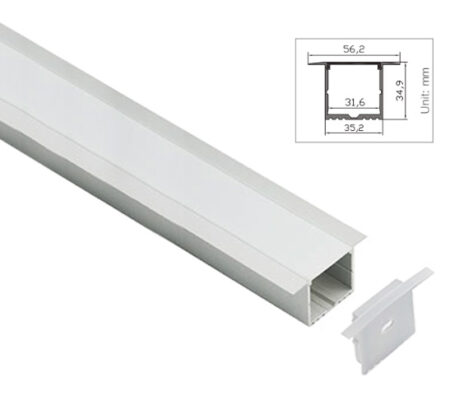 Leandro Aluprofil 31mm Stripe 2m I/U