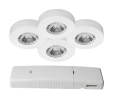 NP Juno 2700K 4W LED Matt Hvit Komplett 4-Pk