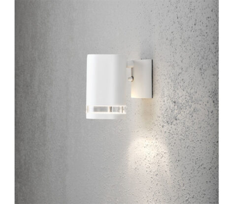 Modena Vegglampe ned GU10 Hvit 2