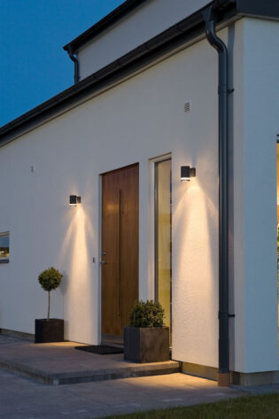 Modena Vegglampe Ned GU10 Sort 3