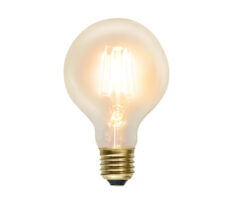 Decoration LED Globe 80mm Klar Filament E27 2,3W 2100K 230lm