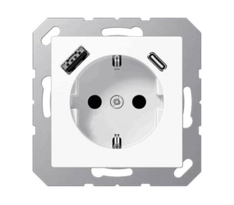 Innfelt-Stikkontakt-m-Jord-USB-A-C-HVIT-2