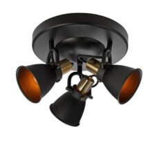 Alton Taklampe 3L Sort