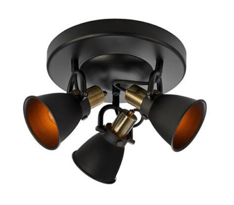 Alton Taklampe 3L Sort