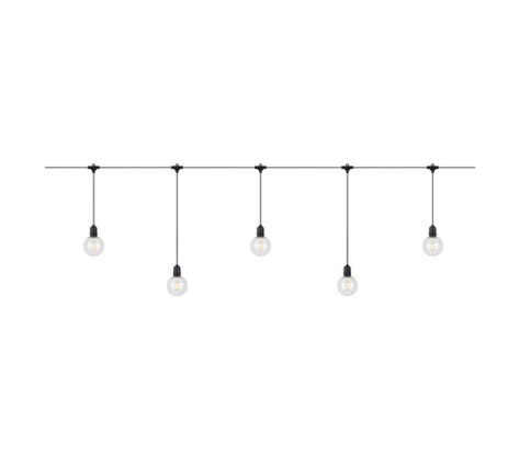 GARDEN 24 DECO Light Chain 10L Extra Black Clear