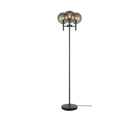 Marksløjd Crown Gulvlampe E14 Sort/Røk