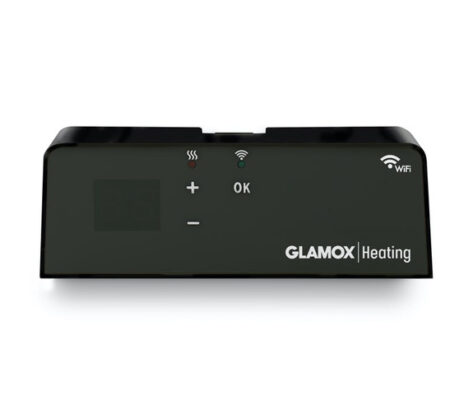 Glamox H40 H60 WiFi Bluetooth termostat sort