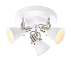 Marksløjd Alton taklampe 31 cm 3L Hvit/krom