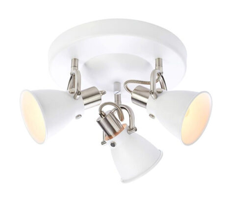 Marksløjd Alton taklampe 31 cm 3L Hvit/krom