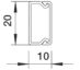 Plastkanal WDK10020 2m OBO Bettermann 2
