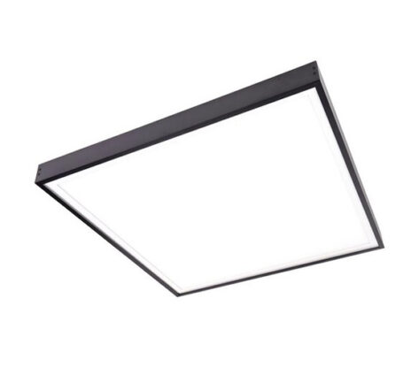 Sort Ramme for LED Panel 60cm med Hurtig Montering 3