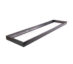 Sort Ramme for LED Panel 120x30cm med Hurtig Montering