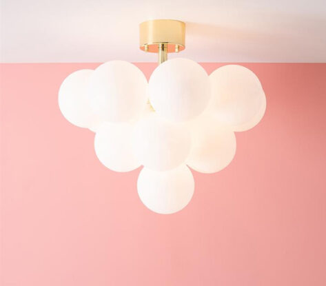 MERLOT Plafond 13L Brass White 2