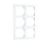SG Ramme 2x3-Hull Hvit