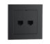 SG Innfelt 2XRJ45 CAT6 Sort