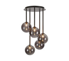 Universe Taklampe 5L Sort/Smoke