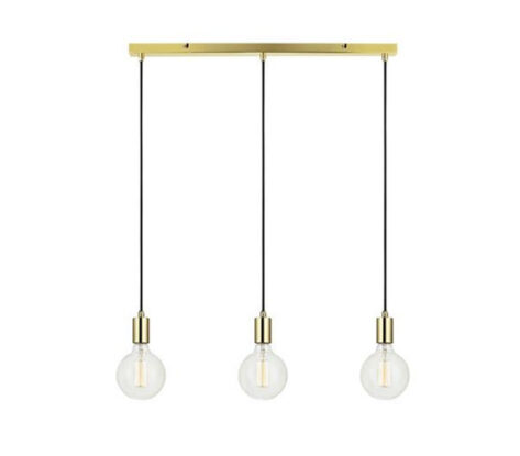 Sky Taklampe 3L Messing