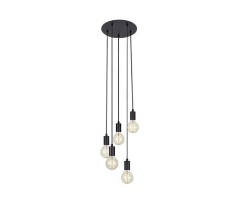 Marksløjd Sky Taklampe 5L Rund Sort