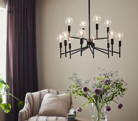 Regent Taklampe 12L Sort 2