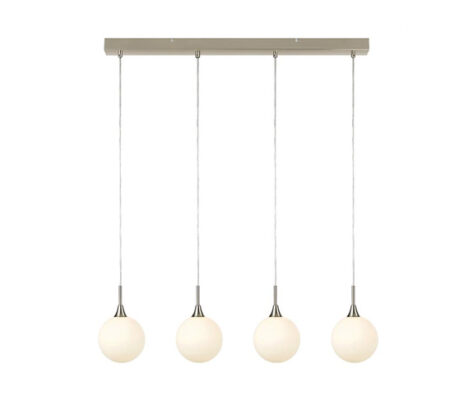 Quattro XL Taklampe 4L Stal Hvit 1
