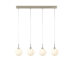 Quattro XL Taklampe 4L Stal Hvit 1
