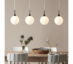 Quattro XL Taklampe 4L Sort Hvit 2