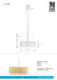Level Taklampe 1L Gull 3