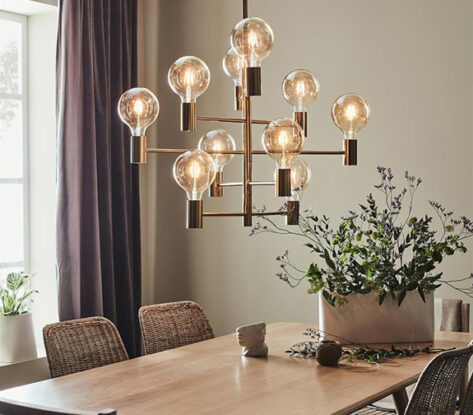 Paris Takpendel 10L Mork Messing 3