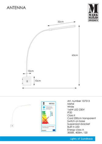 ANTENNA Wall 1L White 3