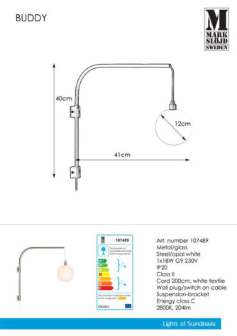 BUDDY Wall 1L Steel opal 3