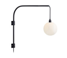 Buddy Vegglampe Sort
